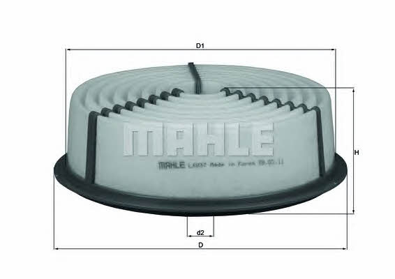 Mahle/Knecht LX 837 Air filter LX837
