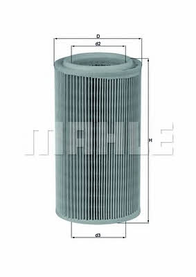 Mahle/Knecht LX 852 Air filter LX852