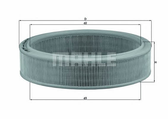 Mahle/Knecht LX 853 Air filter LX853