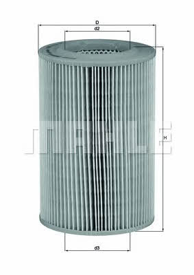 Mahle/Knecht LX 860 Air filter LX860