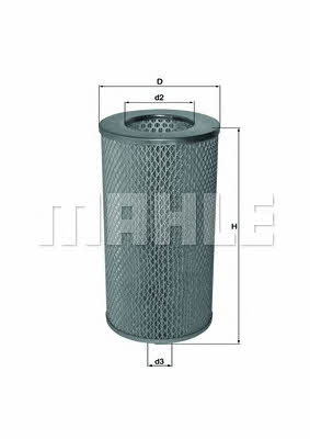 Mahle/Knecht LX 882 Air filter LX882