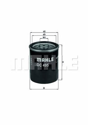 Buy Mahle&#x2F;Knecht OC 495 at a low price in United Arab Emirates!