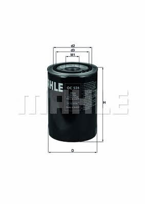 Mahle/Knecht OC 526 Oil Filter OC526