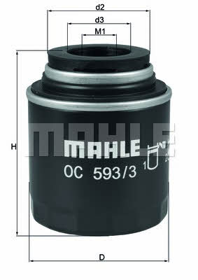 Buy Mahle&#x2F;Knecht OC 593&#x2F;3 at a low price in United Arab Emirates!