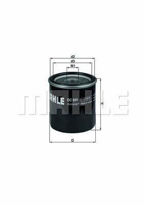Mahle/Knecht OC 601 Oil Filter OC601