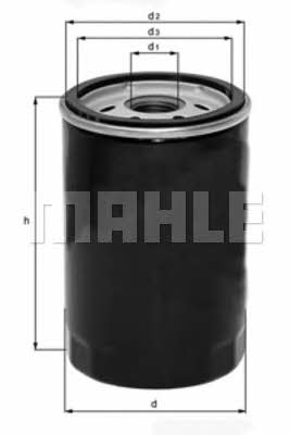 Oil Filter Mahle/Knecht OC 602