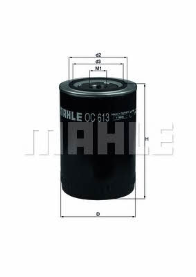 Oil Filter Mahle/Knecht OC 613