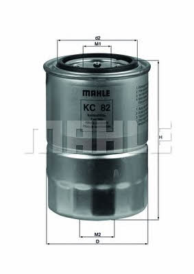 Mahle/Knecht KC 82 Fuel filter KC82