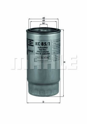 Mahle/Knecht KC 85/1 Fuel filter KC851