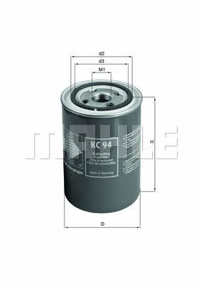 Mahle/Knecht KC 94 Fuel filter KC94