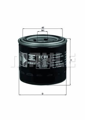 Mahle/Knecht KC 99 Fuel filter KC99