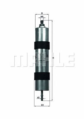 Mahle/Knecht KL 104 Fuel filter KL104