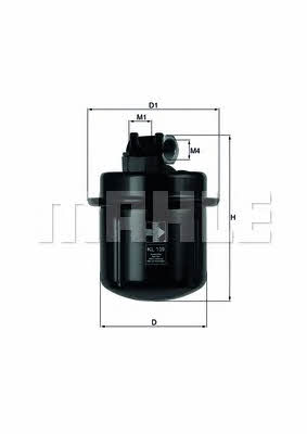 Mahle/Knecht KL 109 Fuel filter KL109