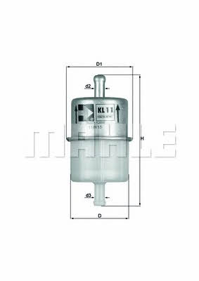 Mahle/Knecht KL 11 OF Fuel filter KL11OF