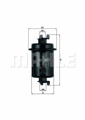 Mahle/Knecht KL 110 Fuel filter KL110