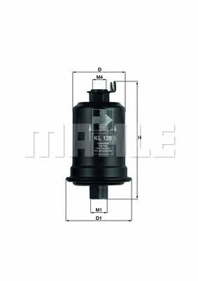 Fuel filter Mahle/Knecht KL 129