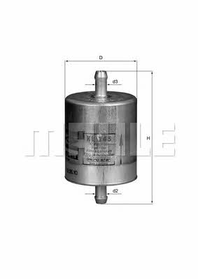 Mahle/Knecht KL 145 Fuel filter KL145