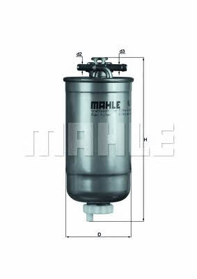 Mahle/Knecht KL 147/1D Fuel filter KL1471D