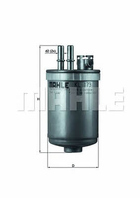 Mahle/Knecht KL 173 Fuel filter KL173