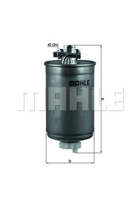 Mahle/Knecht KL 180 Fuel filter KL180