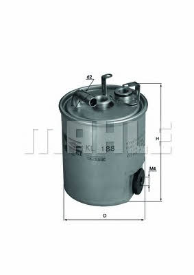 Mahle/Knecht KL 188 Fuel filter KL188