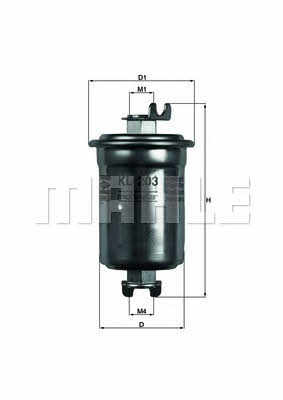 Mahle/Knecht KL 203 Fuel filter KL203