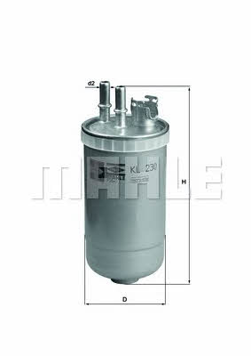 Mahle/Knecht KL 230 Fuel filter KL230