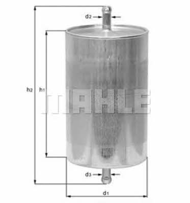 Mahle/Knecht KL 24/1 Fuel filter KL241