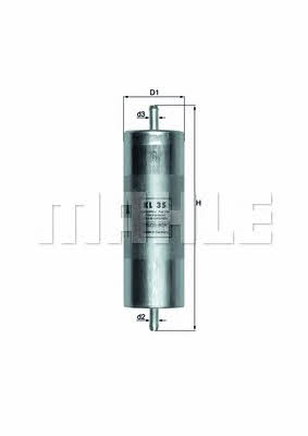 Mahle/Knecht KL 35 Fuel filter KL35