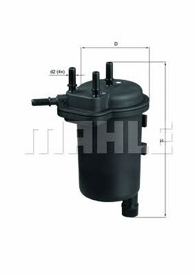 Fuel filter Mahle/Knecht KL 430