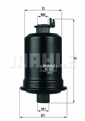 Mahle/Knecht KL 435 Fuel filter KL435