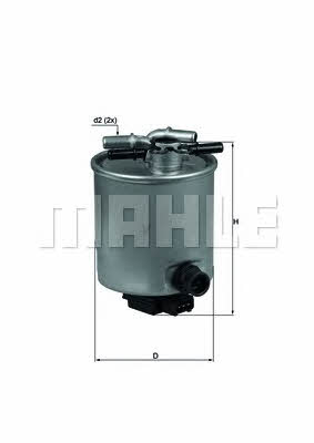 Mahle/Knecht KL 440/14 Fuel filter KL44014