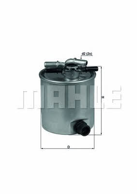 Mahle/Knecht KL 440/15 Fuel filter KL44015