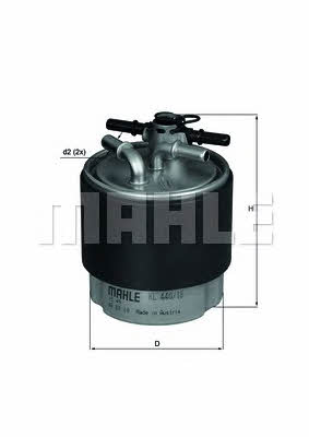 Mahle/Knecht KL 440/18 Fuel filter KL44018