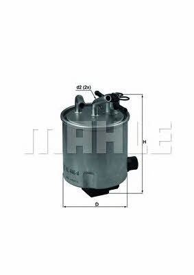 Mahle/Knecht KL 440/4 Fuel filter KL4404
