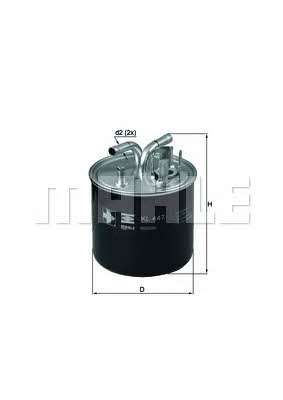 Mahle/Knecht KL 447 Fuel filter KL447