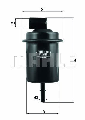Mahle/Knecht KL 453 Fuel filter KL453