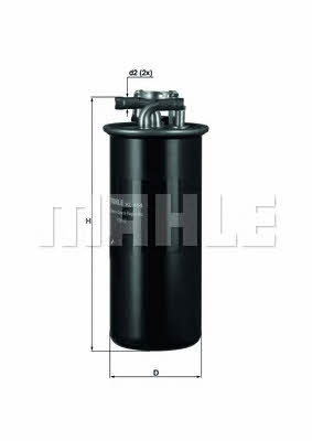 Mahle/Knecht KL 454 Fuel filter KL454 KL454 Mahle/Knecht Fuel filter