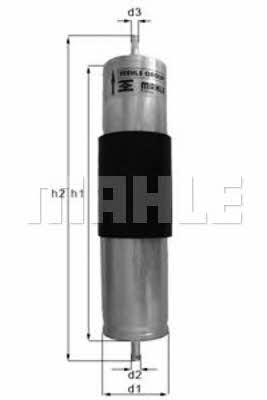 Fuel filter Mahle/Knecht KL 473