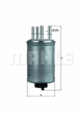 Mahle/Knecht KL 506 Fuel filter KL506