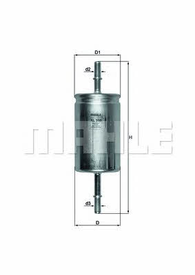 Mahle/Knecht KL 559 Fuel filter KL559