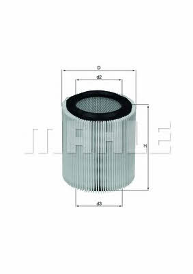 Mahle/Knecht LX 898 Air filter LX898