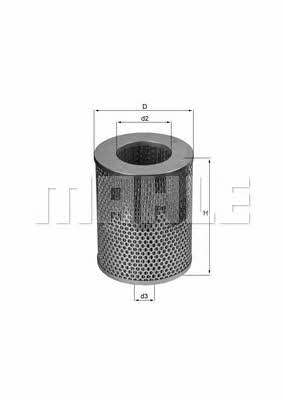 Mahle/Knecht LX 912 Air filter LX912