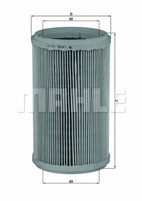 Mahle/Knecht LX 914 Air filter LX914