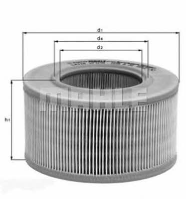 Mahle/Knecht LX 915 Air filter LX915