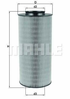 Mahle/Knecht LX 918 Air filter LX918