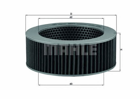 Mahle/Knecht LX 919 Air filter LX919