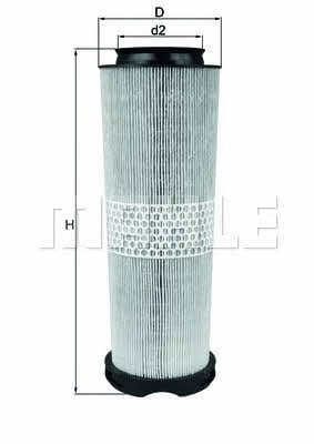 Mahle/Knecht LX 943 Air filter LX943