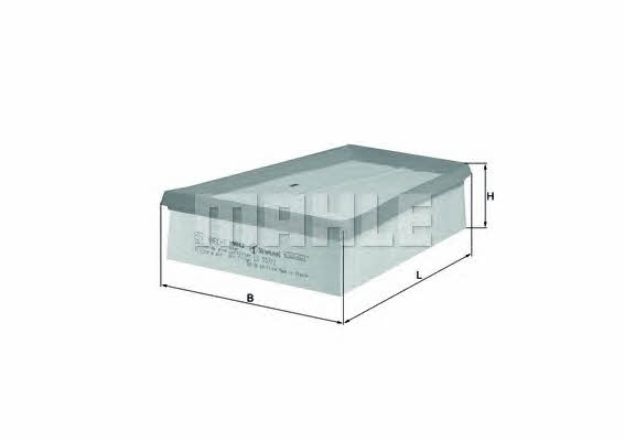 Air filter Mahle/Knecht LX 957/2