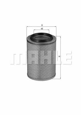Mahle/Knecht LX 99 Air filter LX99